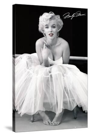 'Marilyn Monroe-Ballerina' Stretched Canvas Print | AllPosters.com