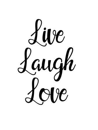 Download 'Live laugh love' Print - Pop Monica | AllPosters.com