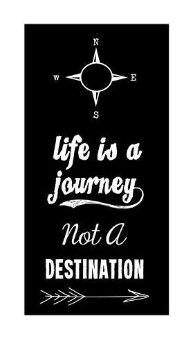 Life is a journey not a destination Rubber Stamp Used View all Photos