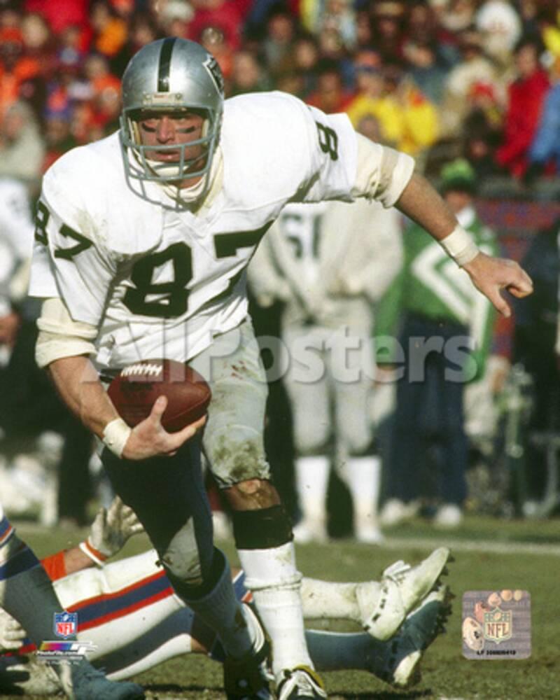 Dave Casper 1977 AFC Championship Game Action Photo at