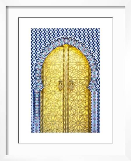 Royal Palace Door Fes Morocco