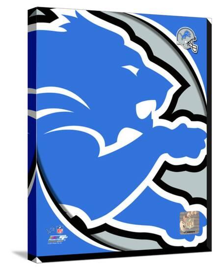 'Detroit Lions 2011 Logo' Stretched Canvas Print | AllPosters.com