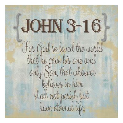 john 3 16 prints