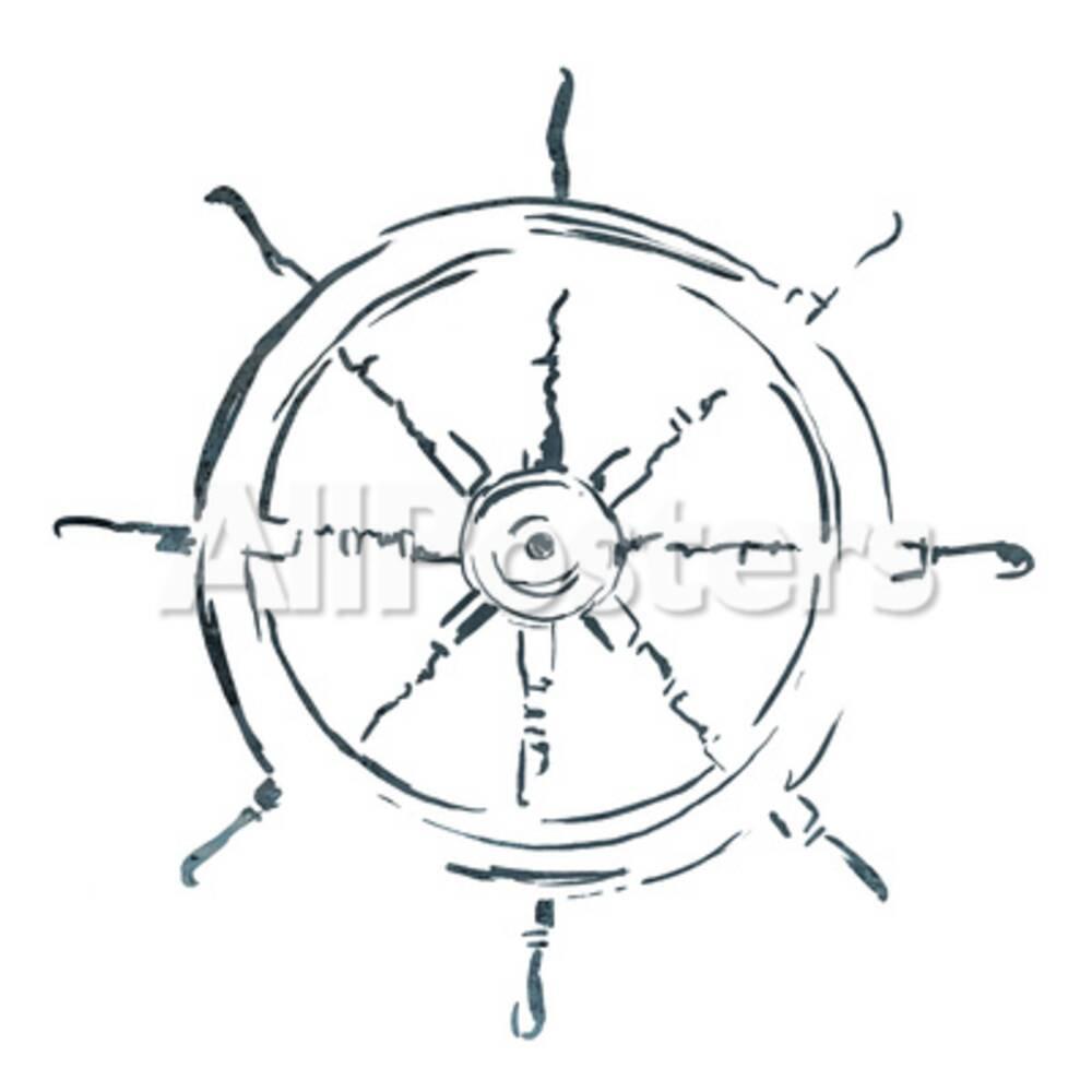 'Simple Sketched Wheel' Posters - OnRei | AllPosters.com