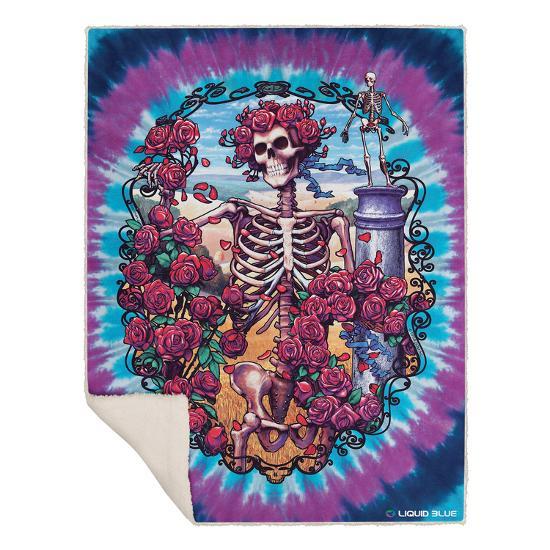 Grateful Dead 40th Anniversary Blanket Fleece Blanket At Inspiration Grateful Dead Throw Blanket Grateful Dead 40th Anniversary Blanket Fleece Blanket At Inspiration Grateful Dead Throw Blanket