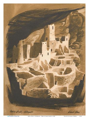 Mesa Verde Colorado Menu Cover Twa Trans World Airlines