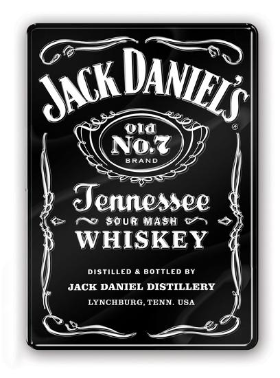 Jack Daniels Label Tin Sign Allposters Com
