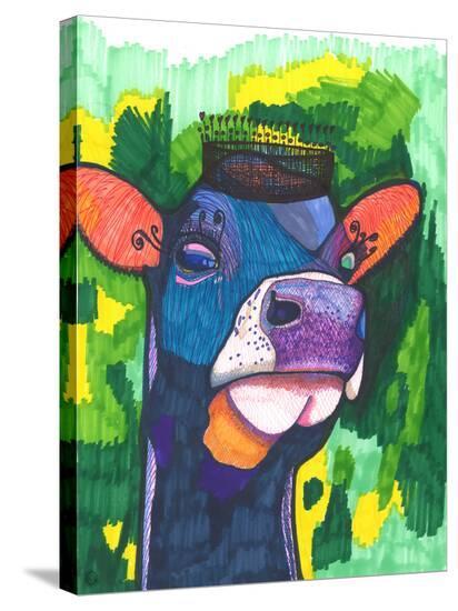 royal cow stretched canvas print by solveig studio at allposters com