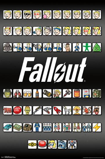 fallout 4 emojis posters
