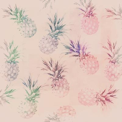 'Pineapple Pastel Pink' Giclee Print - Lebens Art | AllPosters.com