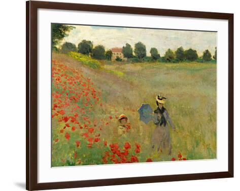 Dekoration Claude Monet Premium-Poster Mohnfeld bei Argenteuil Detail Möbel  & Wohnen