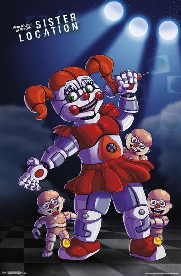 Five Nights At Freddy S Sister Location Baby Print Allposters Com Five Nights At Freddy S Sister Location Baby Print Allposters Com