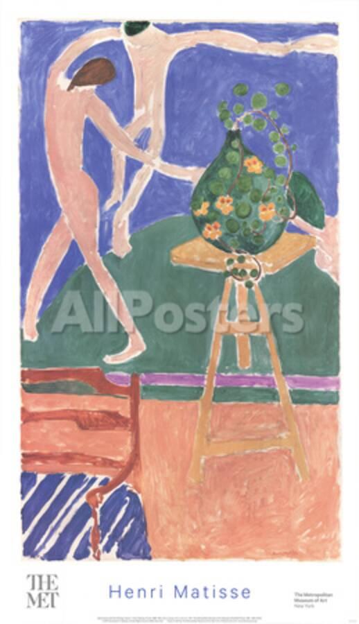 Nasturtiums With The Painting Danse Collectable Print Henri