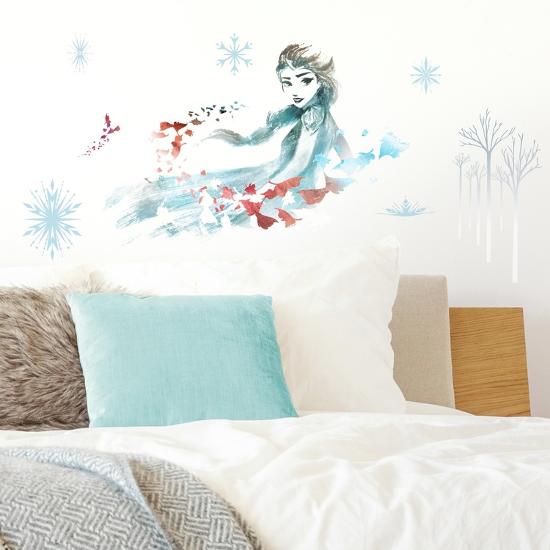 Frozen Ii Watercolor Elsa L And Stick Giant Wall Decals Decal Allposters Com - Frozen Wall Decal Frozen Ii Watercolor Elsa L And Stick Giant Wall Decals Decal Allposters Com - Frozen Wall Decal