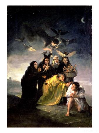 goya witches sabbath francisco print giclee merry witch allposters samhain naked comment