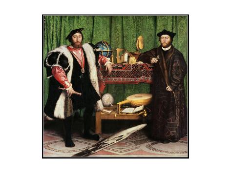 The Ambassadors, 1533 Giclee Print by Hans Holbein the Younger at ...