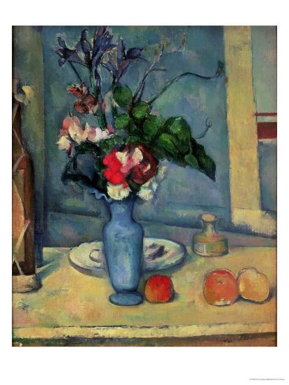 The Blue Vase 1889 90 Giclee Print By Paul Cezanne At Allposters Com