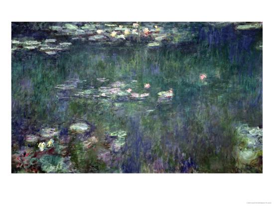 Monet green paint color image