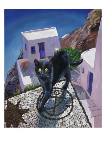 Cat Of Greece Chat De Grece Giclee Print Isy Ochoa Allposters Com