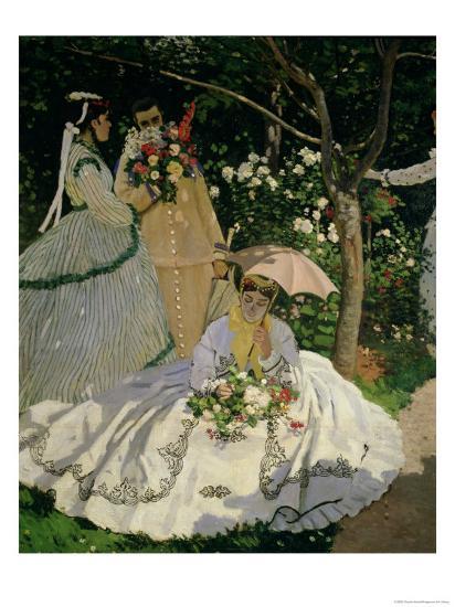 Women In The Garden Detail Of A Seated Woman With Parasol 1867 Women In The Garden Detail Of A Seated Woman With Parasol 1867