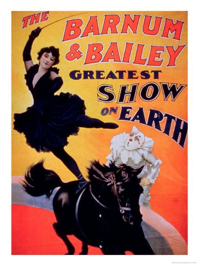 'Poster Advertising "The Barnum and Bailey Greatest Show ...