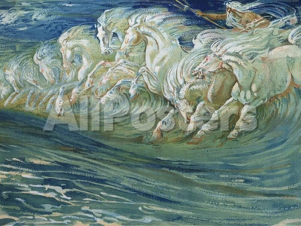 'Neptune's Horses, Illustration for 