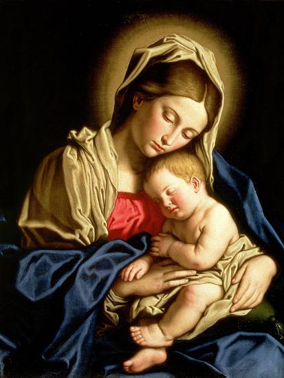 Madonna And Child Giclee Print Giovanni Battista Salvi Da Sassoferrato Allposters Com