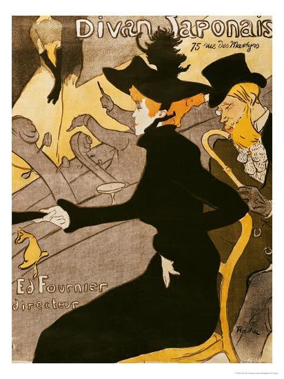 Poster Advertising Le Divan Japonais 1892 Giclee Print Henri De Toulouse Lautrec Allposters Com