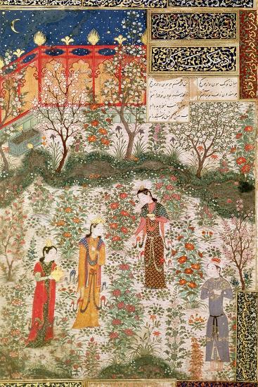 The Persian Prince Humay Meeting The Chinese Princess Humayun In A