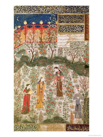 The Persian Prince Humay Meeting The Chinese Princess Humayun In A