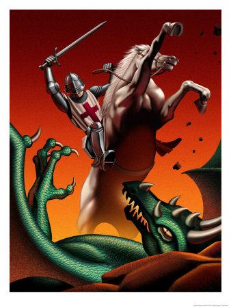 george fighting dragon st allposters