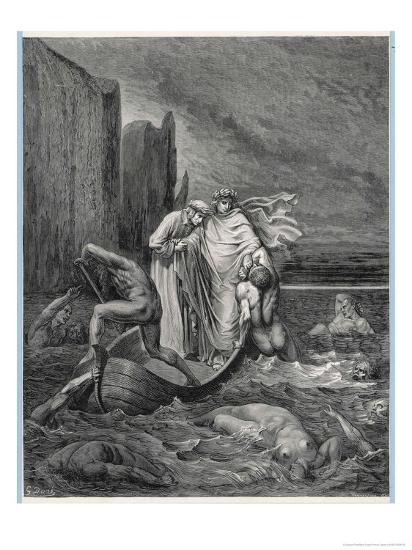 'Crossing the Styx' Giclee Print - Gustave Dor? | AllPosters.com