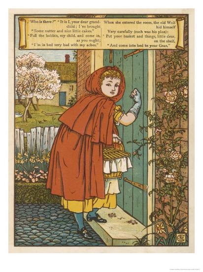 Little Red Riding Hood Giclee Print by Walter Crane at AllPosters.com