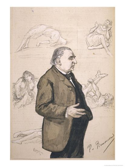 Jean-Martin Charcot French Neurologist with Some of His ...