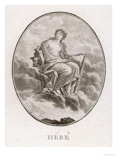 Daughter Of Zeus And Hera Hebe Was The Greek Goddess Of Youth