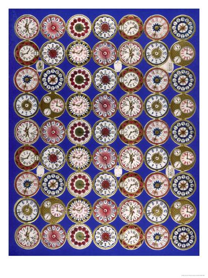 lots of clock faces