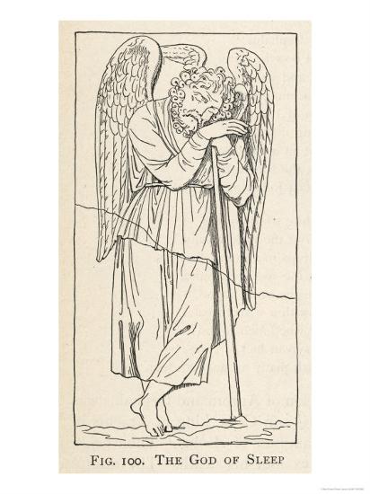 hypnos is the greek god of sleep known as somnus to the coloring papers