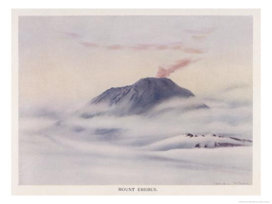How did mount erebus form image