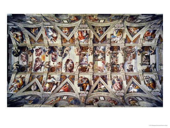 The Sistine Chapel Ceiling Frescos After Restoration