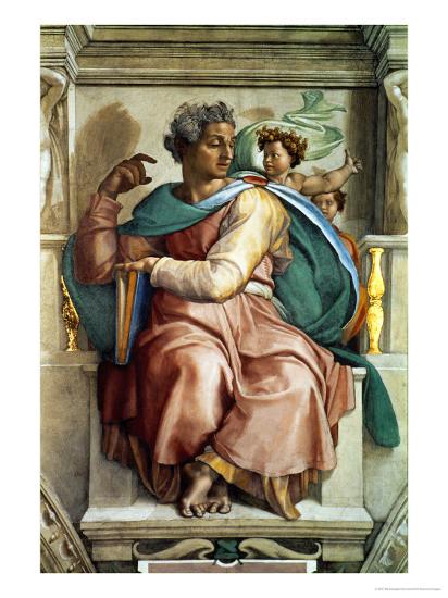 The Sistine Chapel Ceiling Frescos After Restoration The Prophet