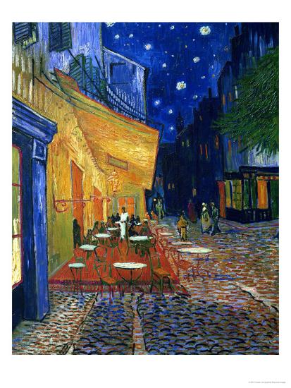 The Café Terrace on the Place du Forum, Arles, at Night, c ...