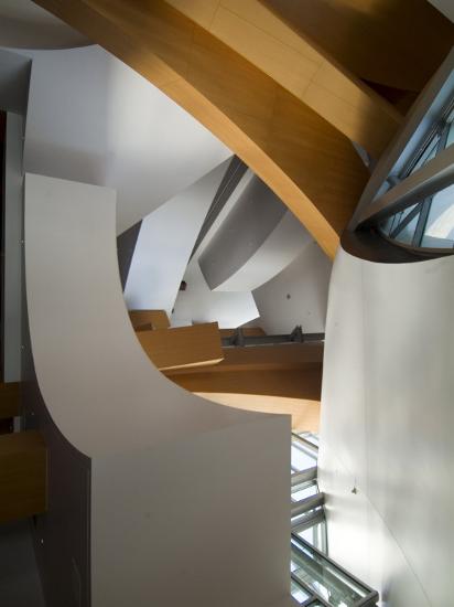 Interior Walt Disney Concert Hall Part Of Los Angeles Music Center Downtown