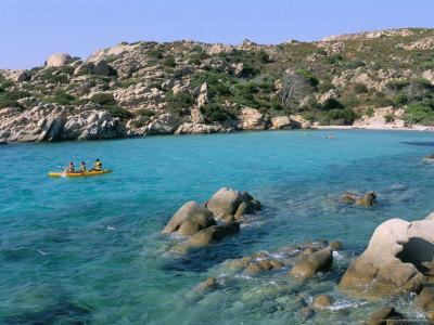 maddalena cala archipelago sardinia caprera