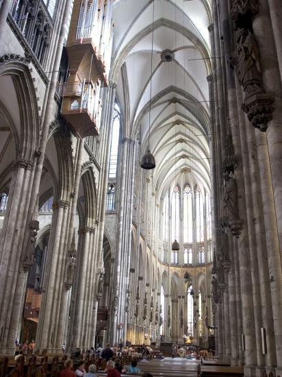 Interior Cologne Cathedral Cologne North Rhine Westphalia Germany