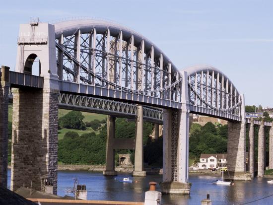 �Saltash Railway Bridge Over River Tamar, Built by Brunel