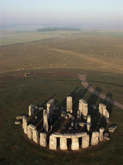 Aerial View of Stonehenge, Unesco World Heritage Site ... apple diagram app 