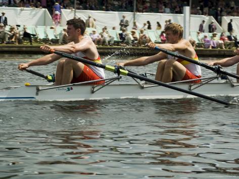 Rowing at the Henley Royal Regatta, Henley on Thames, England, United