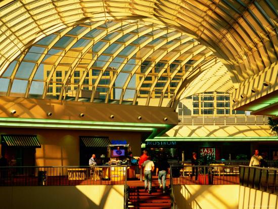 Interior of Galleria Shopping Mall, Dallas, Texas Photographic Print by