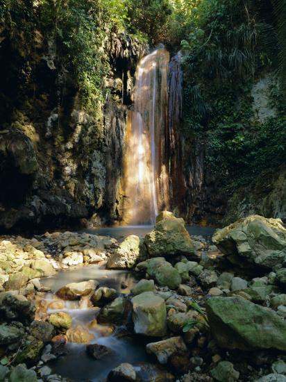 'Diamond Falls, St. Lucia, Windward Islands, Caribbean ...