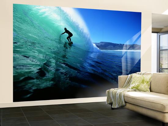 Surfing The Tube At Dunes Noordhoek Beach Cape Town South